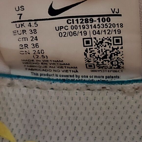 Nike Free RN 5.0 Laser Fuchsia Womens 7 Athletic Shoe Sneakers CI1289-100 - Picture 9 of 9